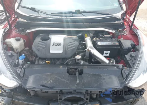 2016 Hyundai Veloster Turbo z USA, uszkodzony, nr VIN KMHTC6AE7GU258709